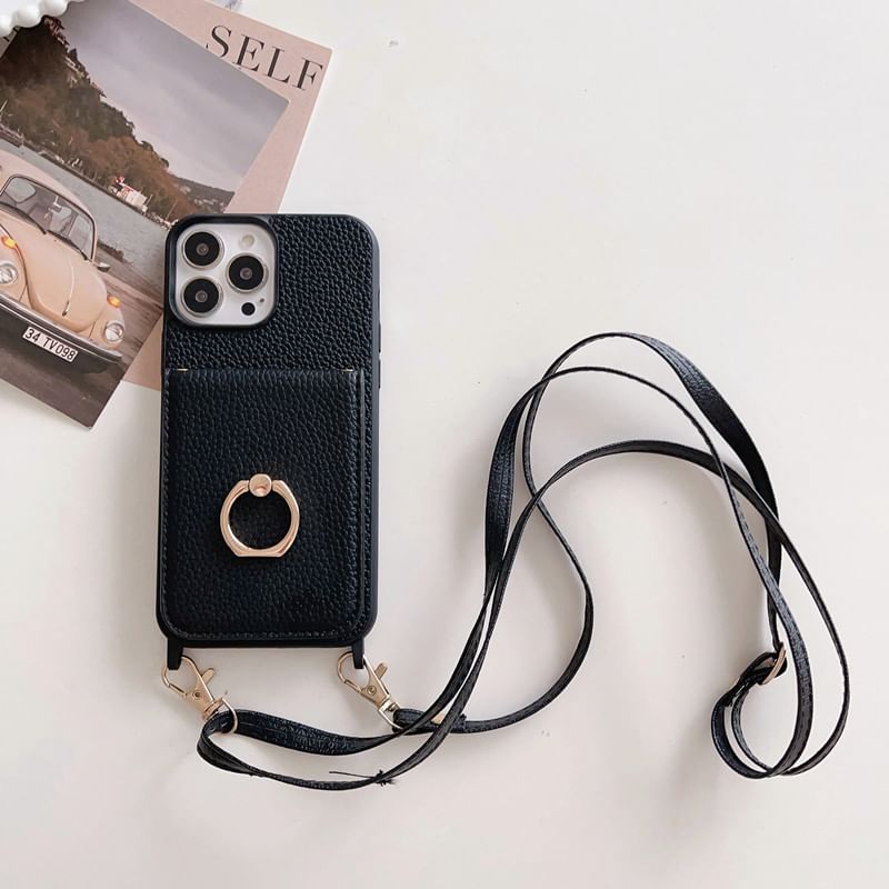 Phone Case Holder Faux Leather Card