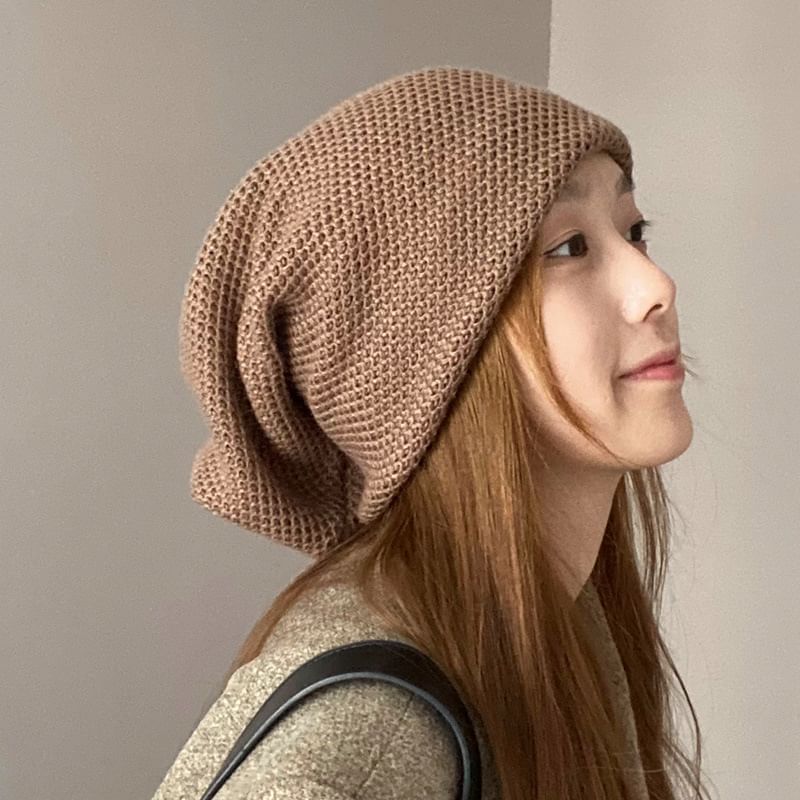 Multi-Way Knit Plain / Beanie Scarf