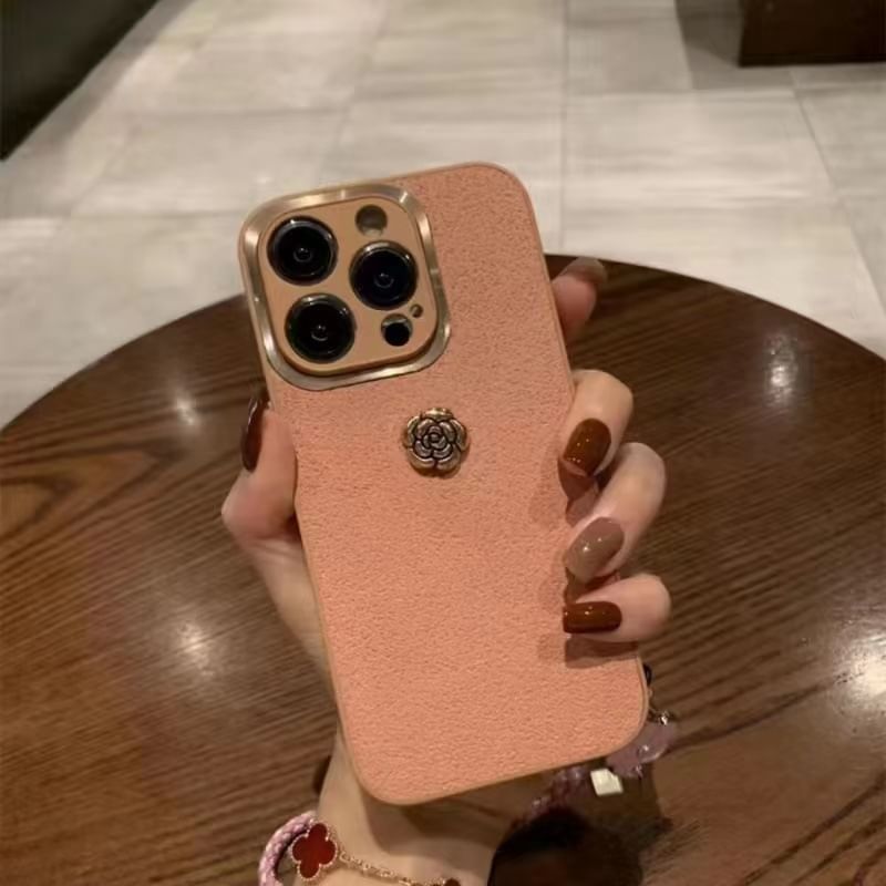 Floral Applique Leather Patterned Phone Case For iPhone 11, 11 Pro, 11 Pro Max, 12/12 Pro, 12 Pro Max, 13, 13 Pro, 13 Pro Max, 14, 14 Plus, 14 Pro, 14 Pro Max, 15, 15 Plus,15 Pro, 15 Pro Max
