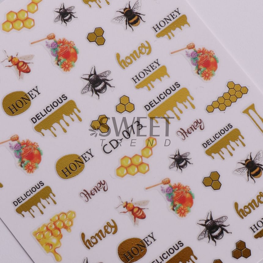 Cartoon Girl Nail Art Stickers (Various Designs)