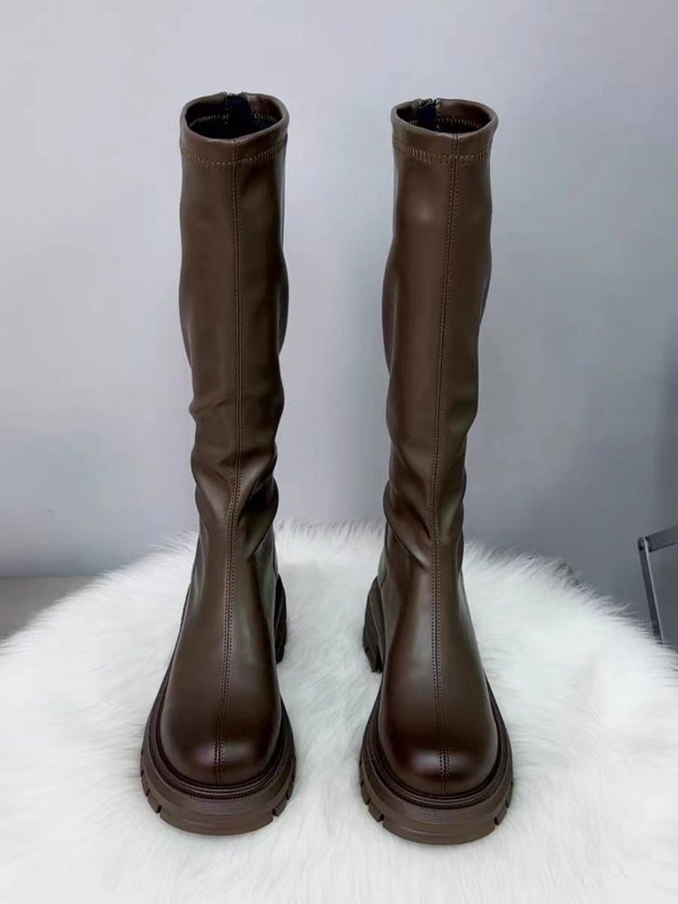Boots Platform High Knee