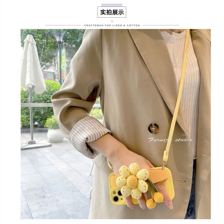 Phone Strap Case Floral