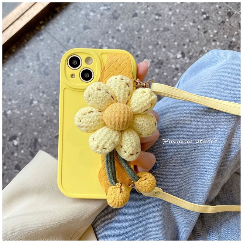 Phone Strap Case Floral