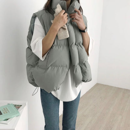 Collared Puffer Vest