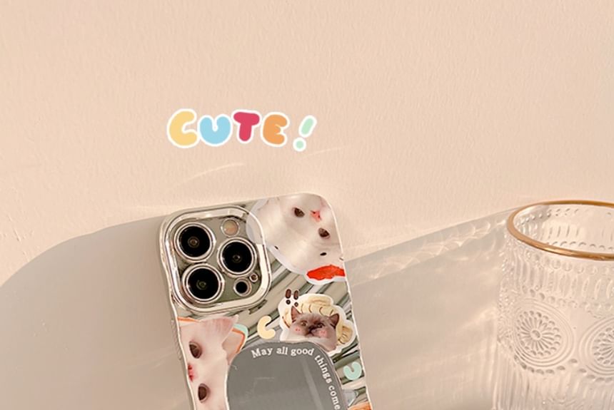 Phone Case Mirrored Cat
