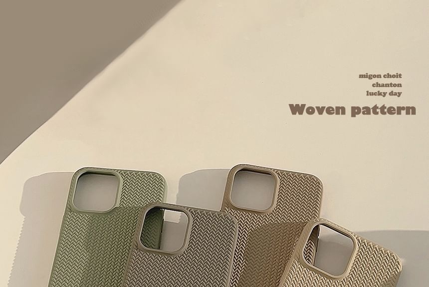 Faux Phone Woven Case