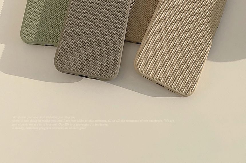 Faux Phone Woven Case