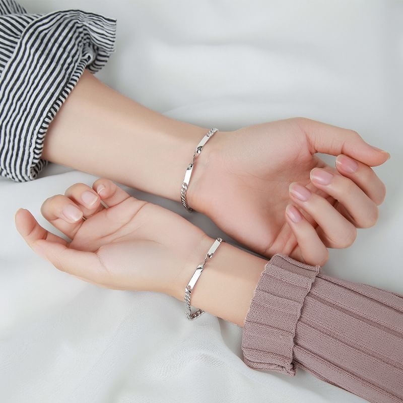 Couple Matching Twisted Alloy Bracelet (Various Designs)