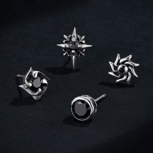 Rhinestone Alloy Stud Earring (Various Designs)