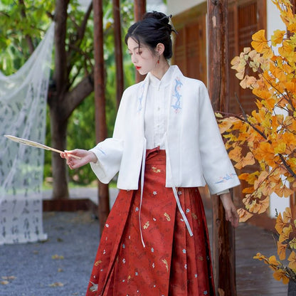 Floral Embroidered Hanfu Jacket