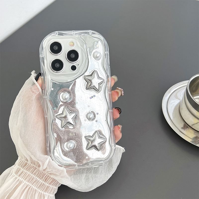 Case Mirrored Phone Heart