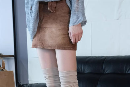 Panel Over The Knee Socks