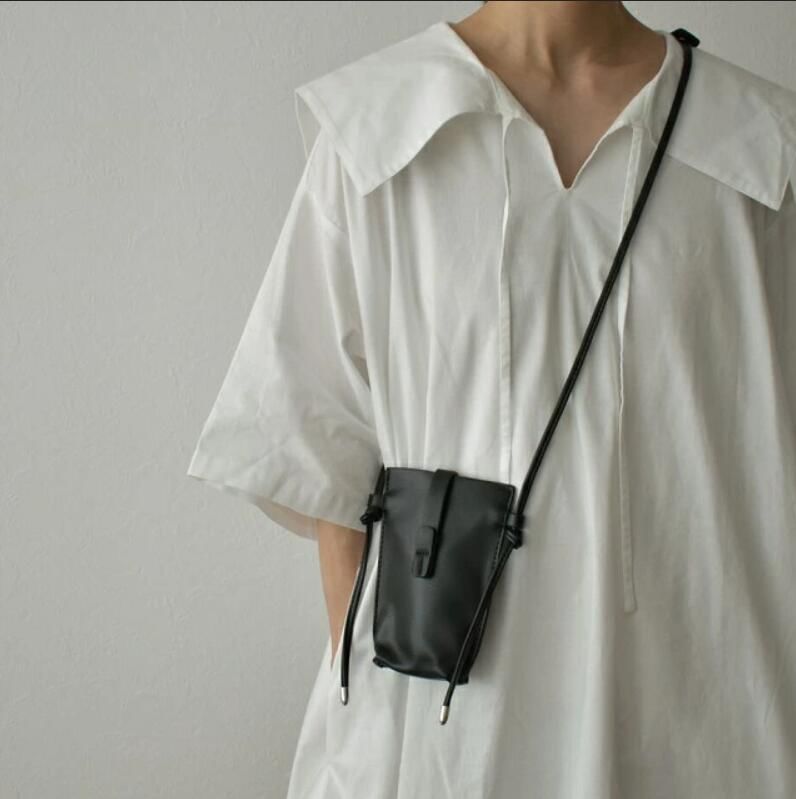 Bag Phone Crossbody Faux Leather Plain Mobile