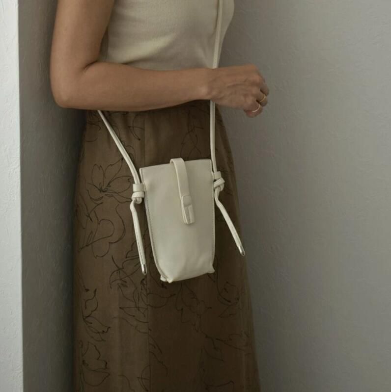 Bag Phone Crossbody Faux Leather Plain Mobile