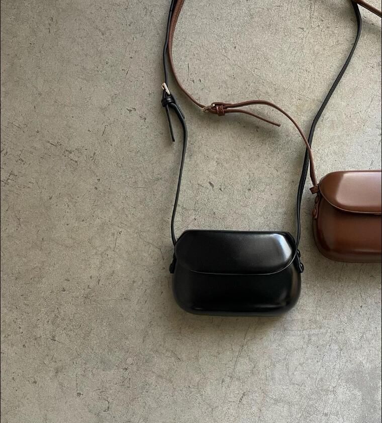 Bag Leather Faux Crossbody Plain Flap