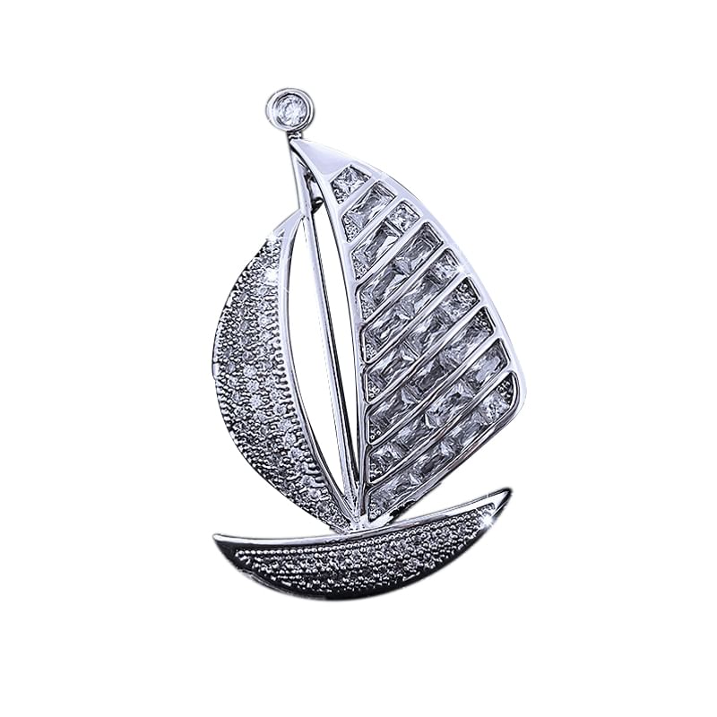 Rhinestone Alloy Brooch (Various Designs)