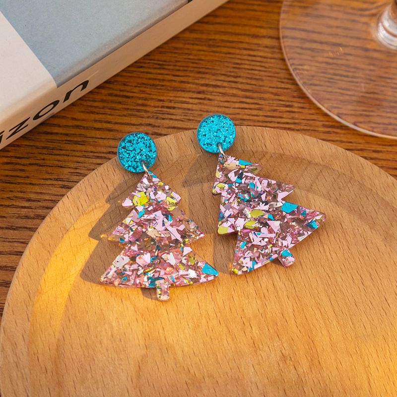 Christmas Star Drop Earring