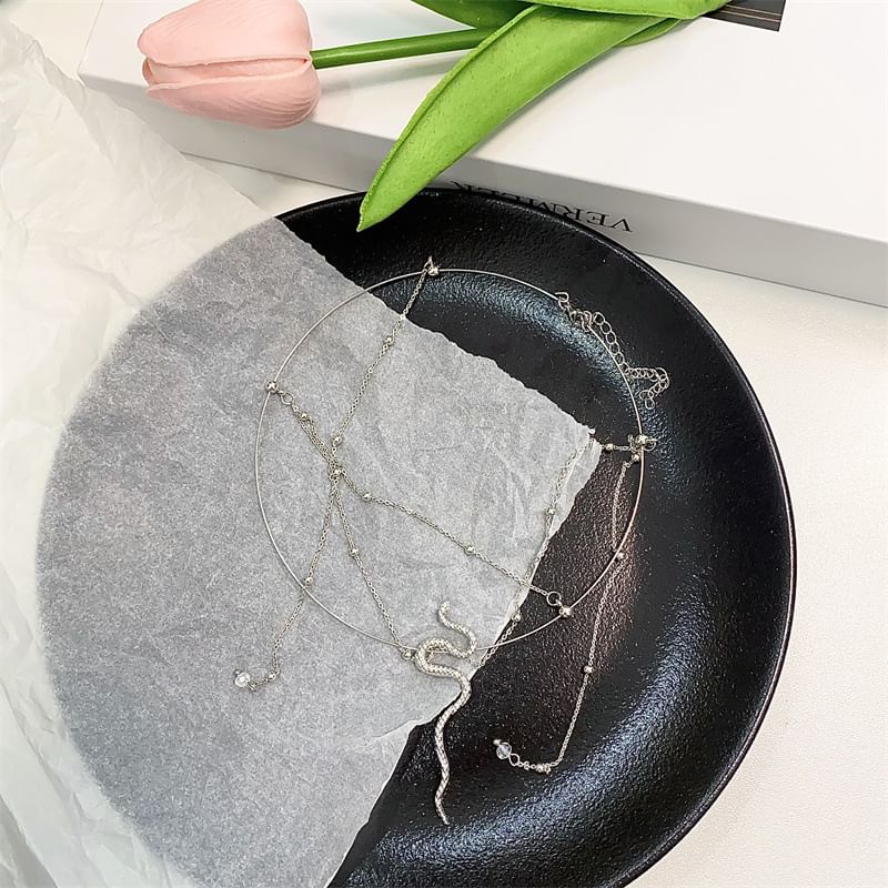 Alloy Snake Choker Layered