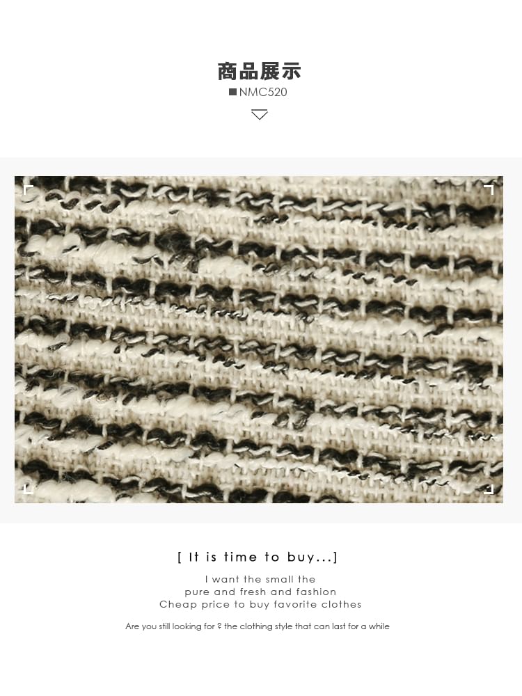 Set: Tweed Jacket + Pleated A-Line Skirt