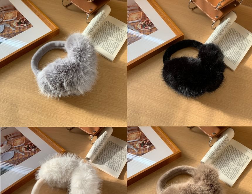 Plain Earmuffs Fluffy