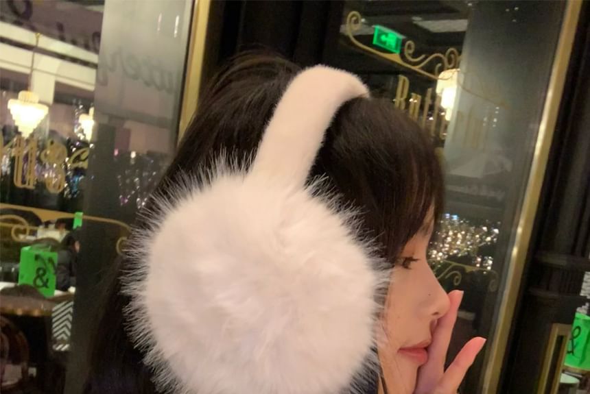 Plain Earmuffs Fluffy