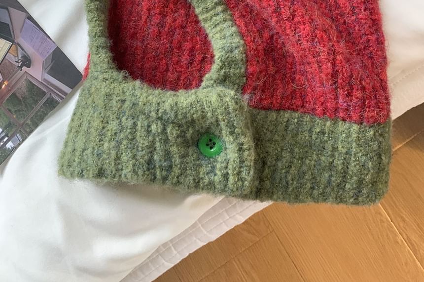 Tone Buttoned Balaclava Knit Two