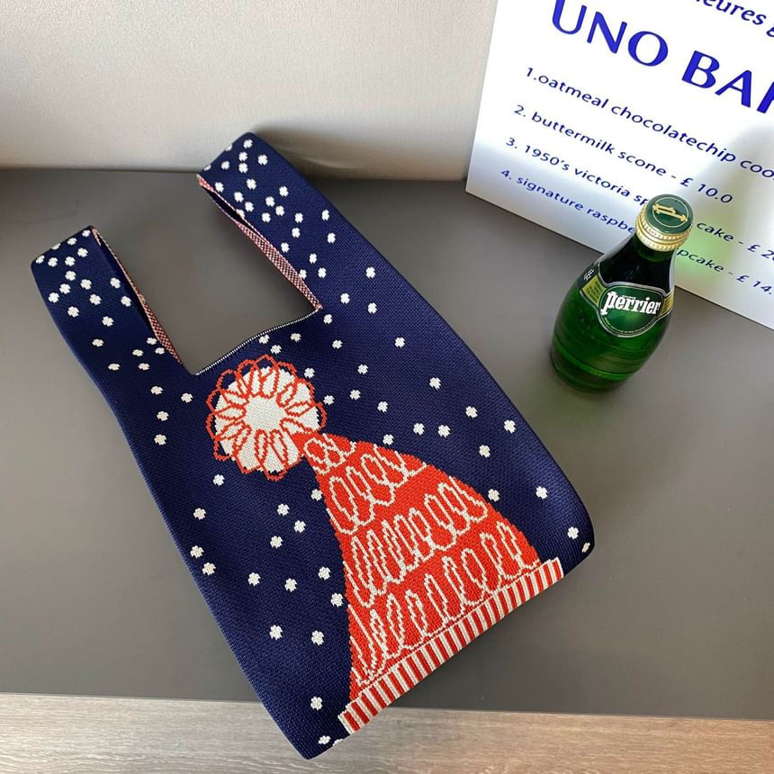 Small Bag Tote ) Designs Christmas ( Various Knit