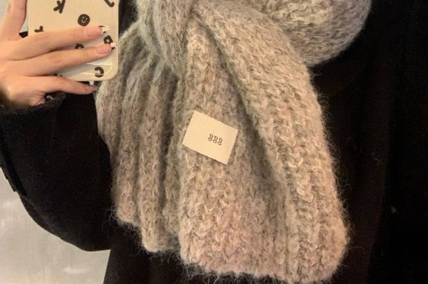 Plain Knit Scarf