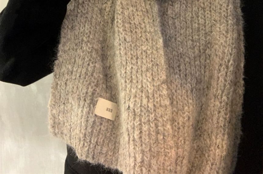 Plain Knit Scarf