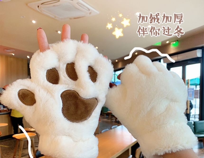 Fingerless Paw Gloves Cat