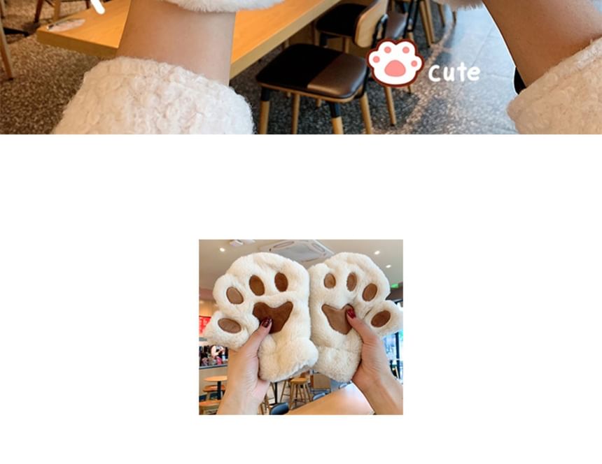 Fingerless Paw Gloves Cat