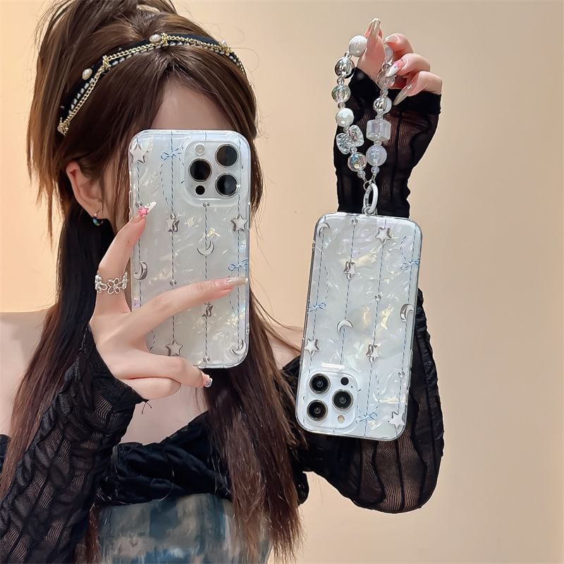 Moon & Star Phone Case - iPhone 15 Pro Max / 15 Pro / 15 Plus / 15 / 14 Pro Max / 14 Pro / 14 / 13 Pro Max / 13 Pro / 13 / 12 Pro Max / 12 Pro / 12 / 11