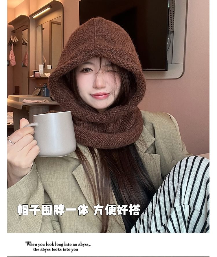 Plain Balaclava Knit