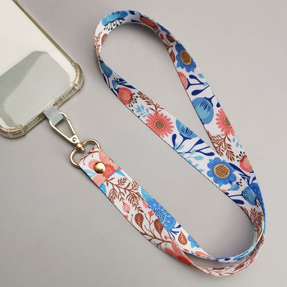 Print Canvas Phone Lanyard with Lanyard Pad