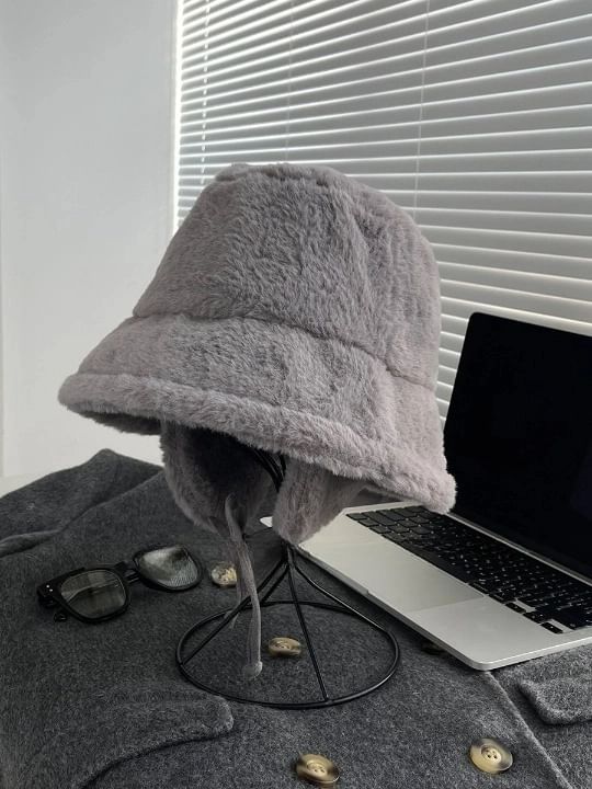 Bucket Fleece Hat Plain