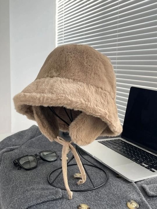Bucket Fleece Hat Plain