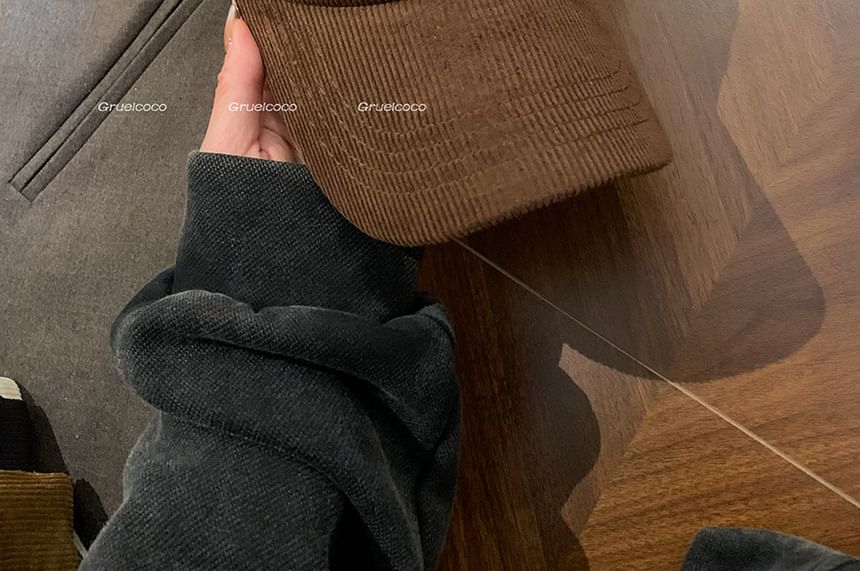 Lettering Cap Corduroy