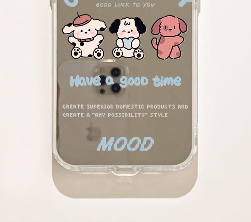Dog Phone Case Mirrored