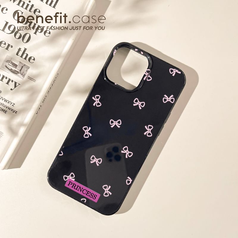/ Case Phone Bow Bear