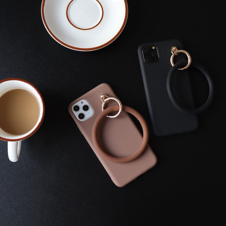 Plain Phone Hoop Charm Case