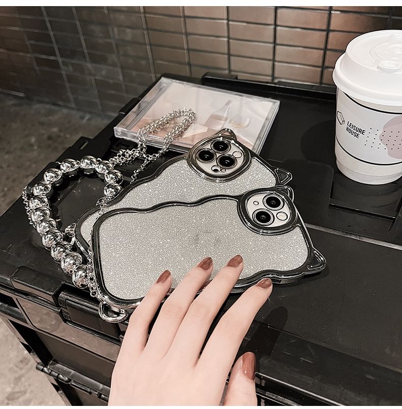 Phone Case Ear Cat Lanyard