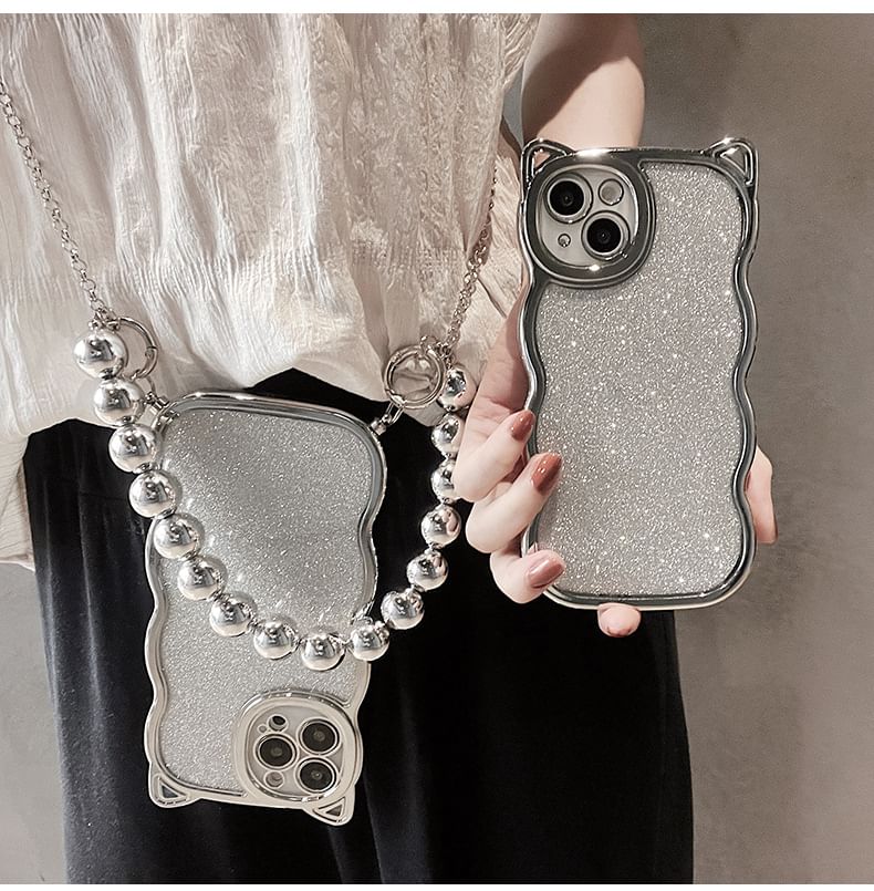 Phone Case Ear Cat Lanyard