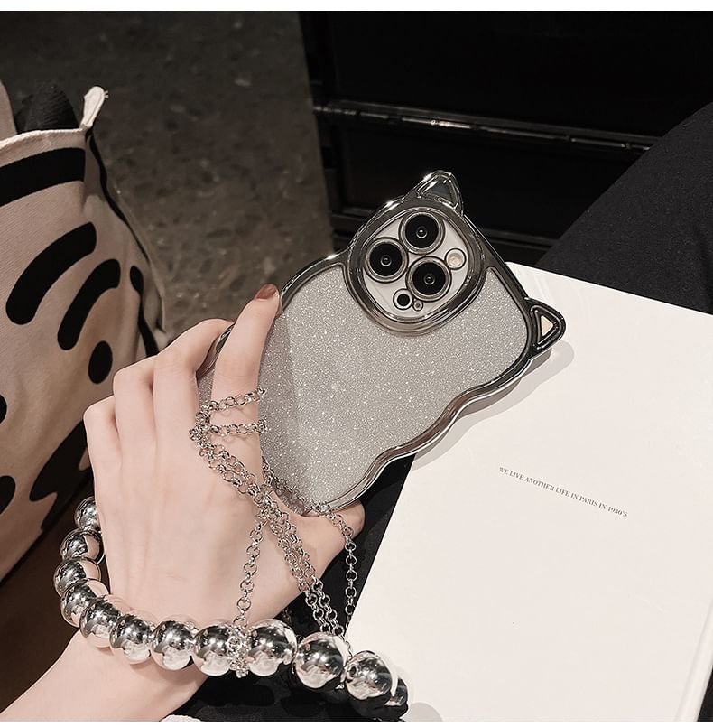 Phone Case Ear Cat Lanyard