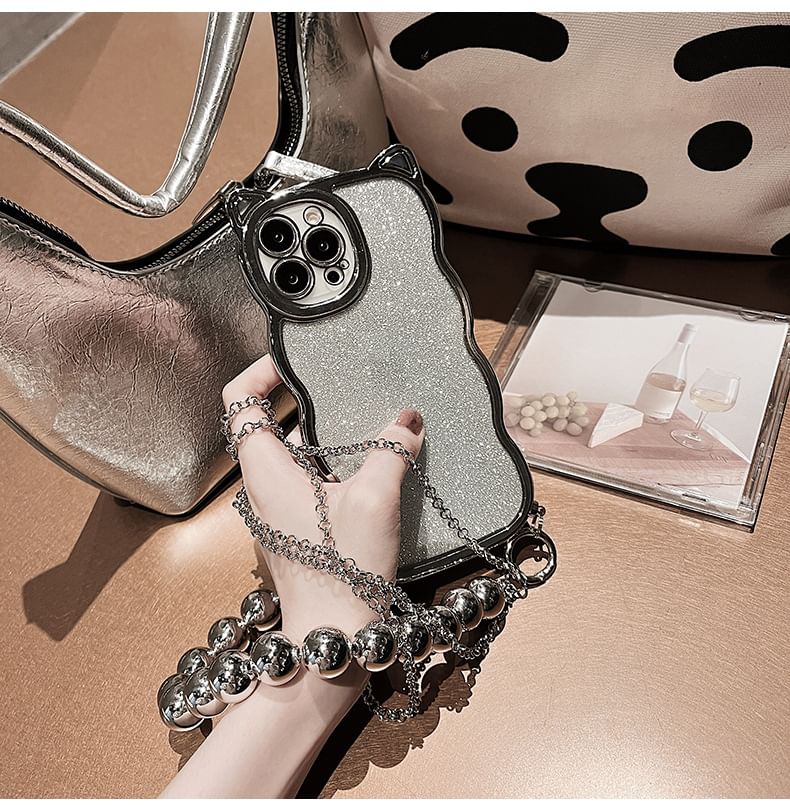 Phone Case Ear Cat Lanyard