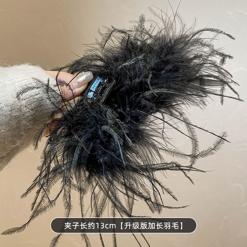 Plain Feather Hair Claw