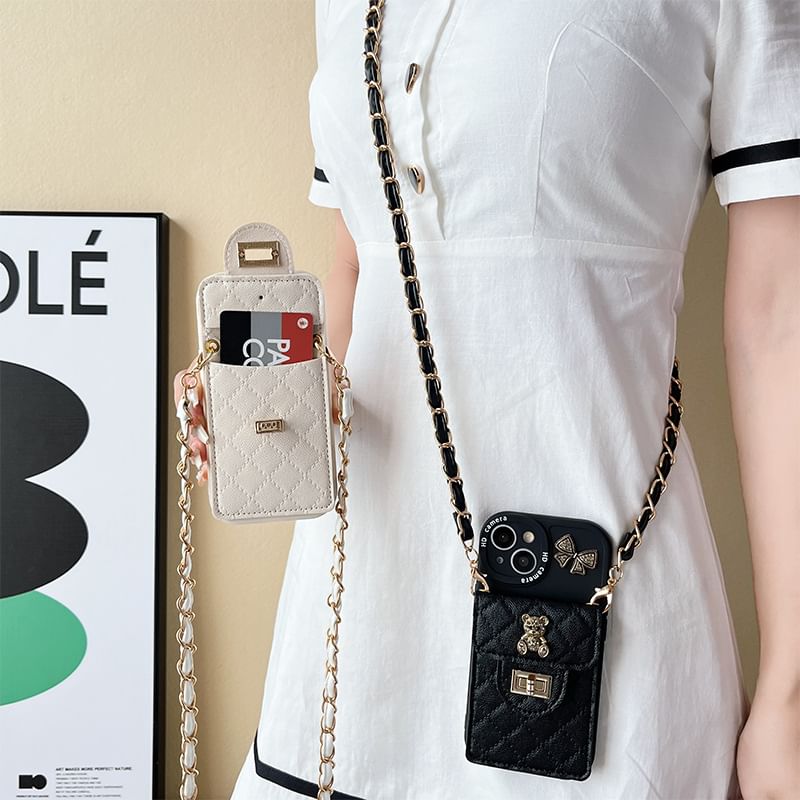 Case Holder Phone Card Bear