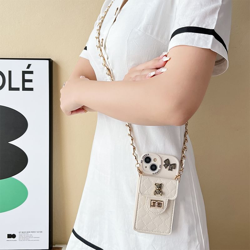 Case Holder Phone Card Bear