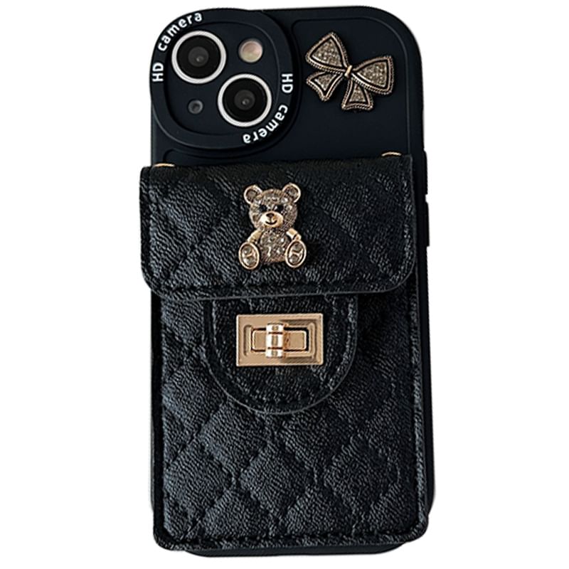 Case Holder Phone Card Bear