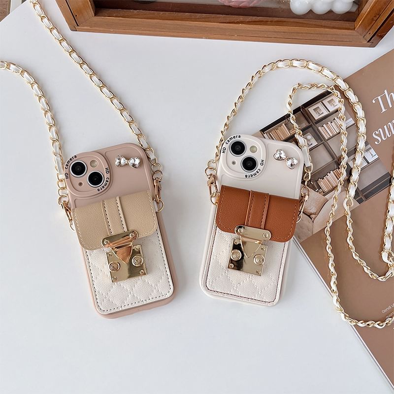 Card Buckled Phone Holder Case