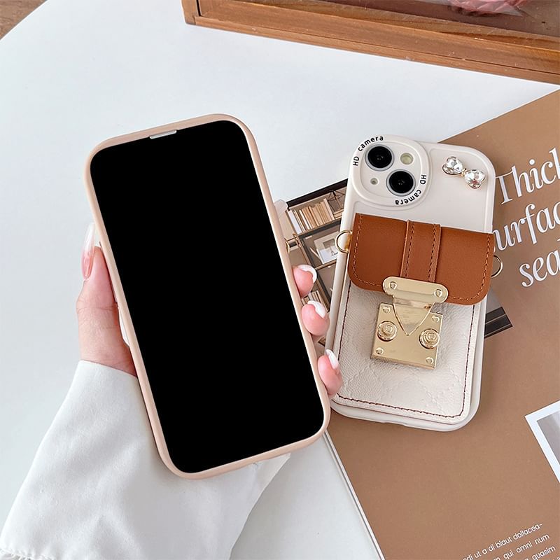 Card Buckled Phone Holder Case